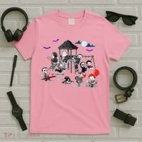 Horror Clubhouse In Park Halloween T-Shirt thumb 5