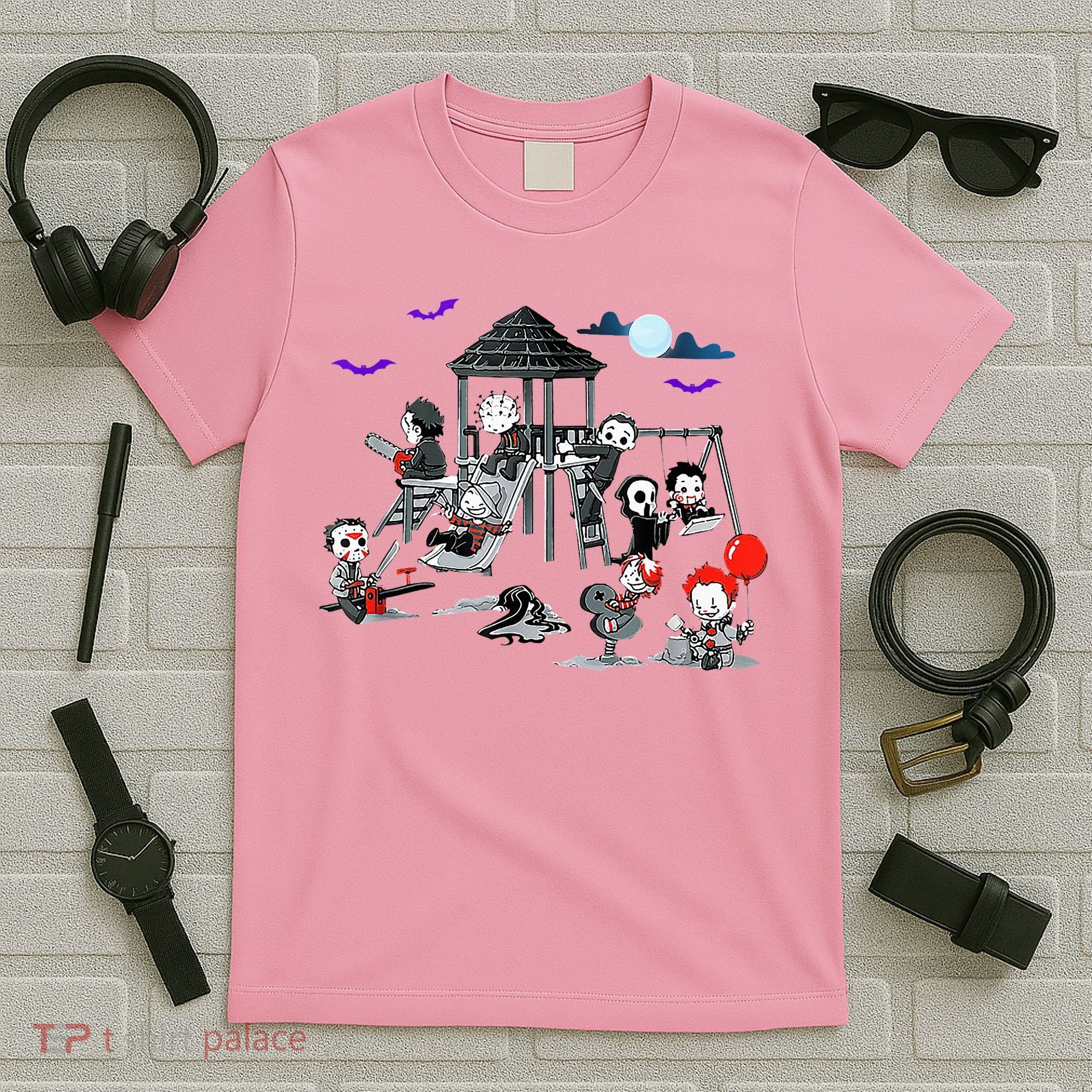Horror Clubhouse In Park Halloween T-Shirt