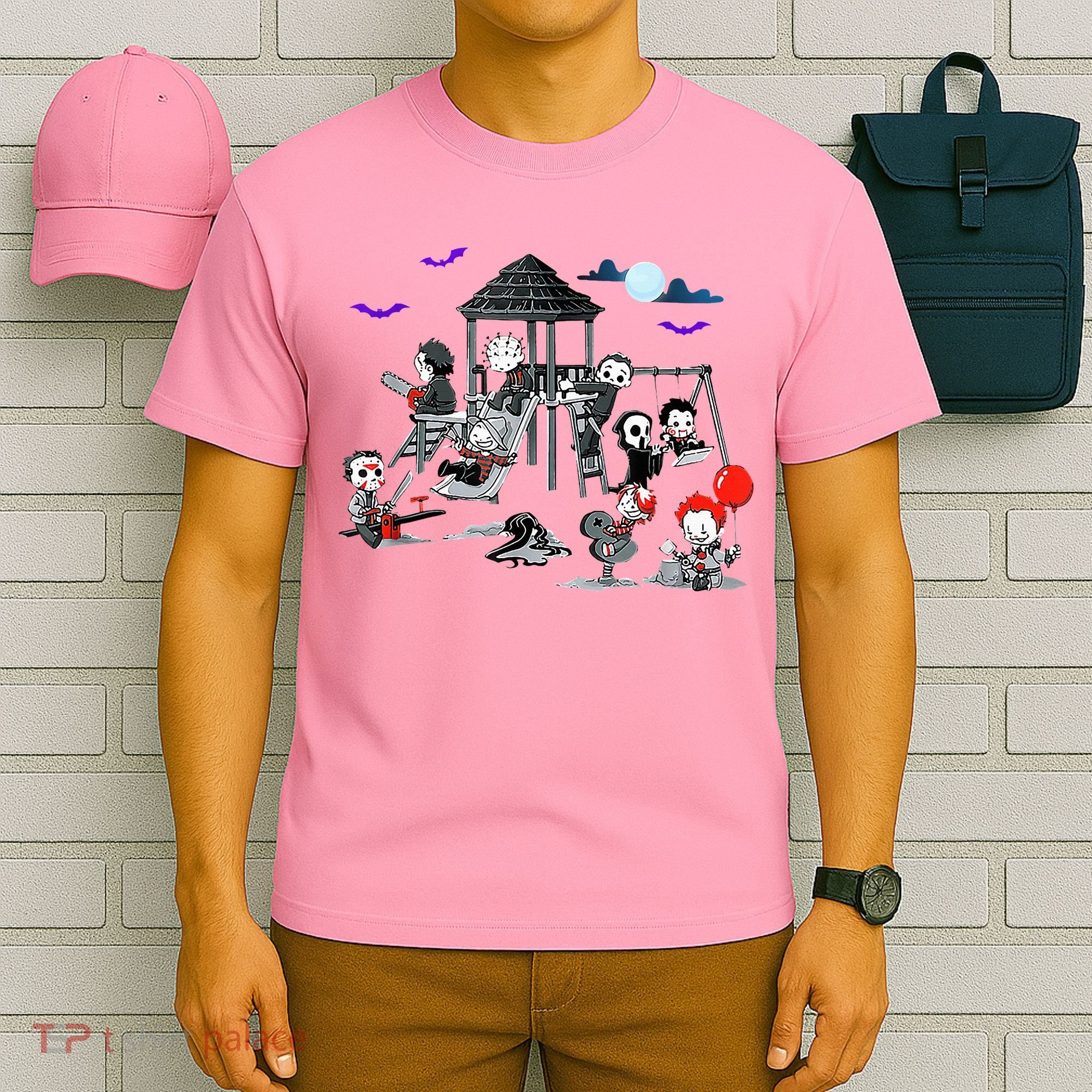 Horror Clubhouse In Park Halloween T-Shirt