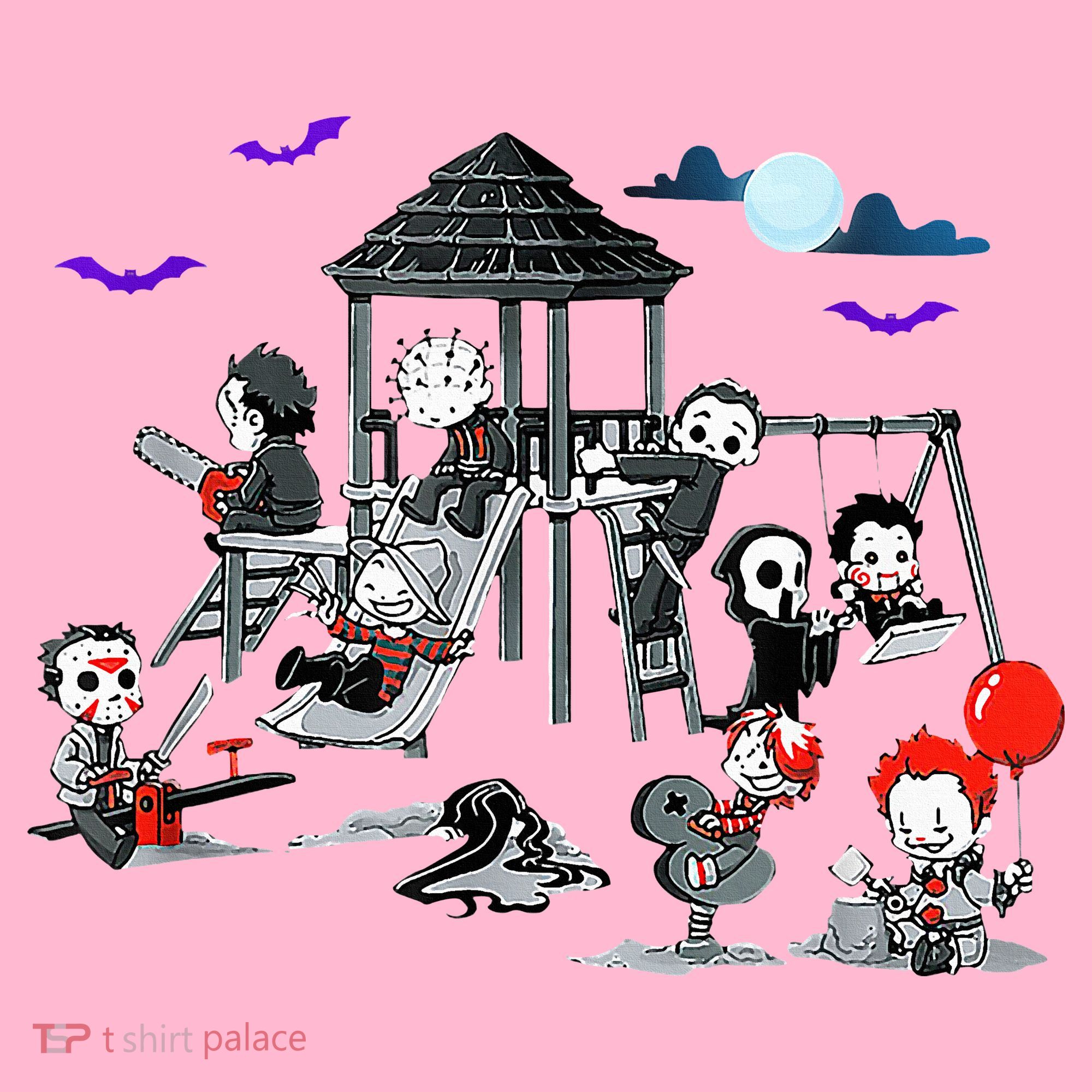 Horror Clubhouse In Park Halloween Mousepad