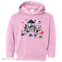 Horror Clubhouse In Park Halloween Toddler Hoodie thumb 0