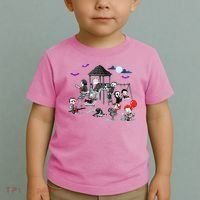 Horror Clubhouse In Park Halloween Toddler T-Shirt thumb 2