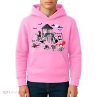 Horror Clubhouse In Park Halloween Kids Hoodie thumb 4
