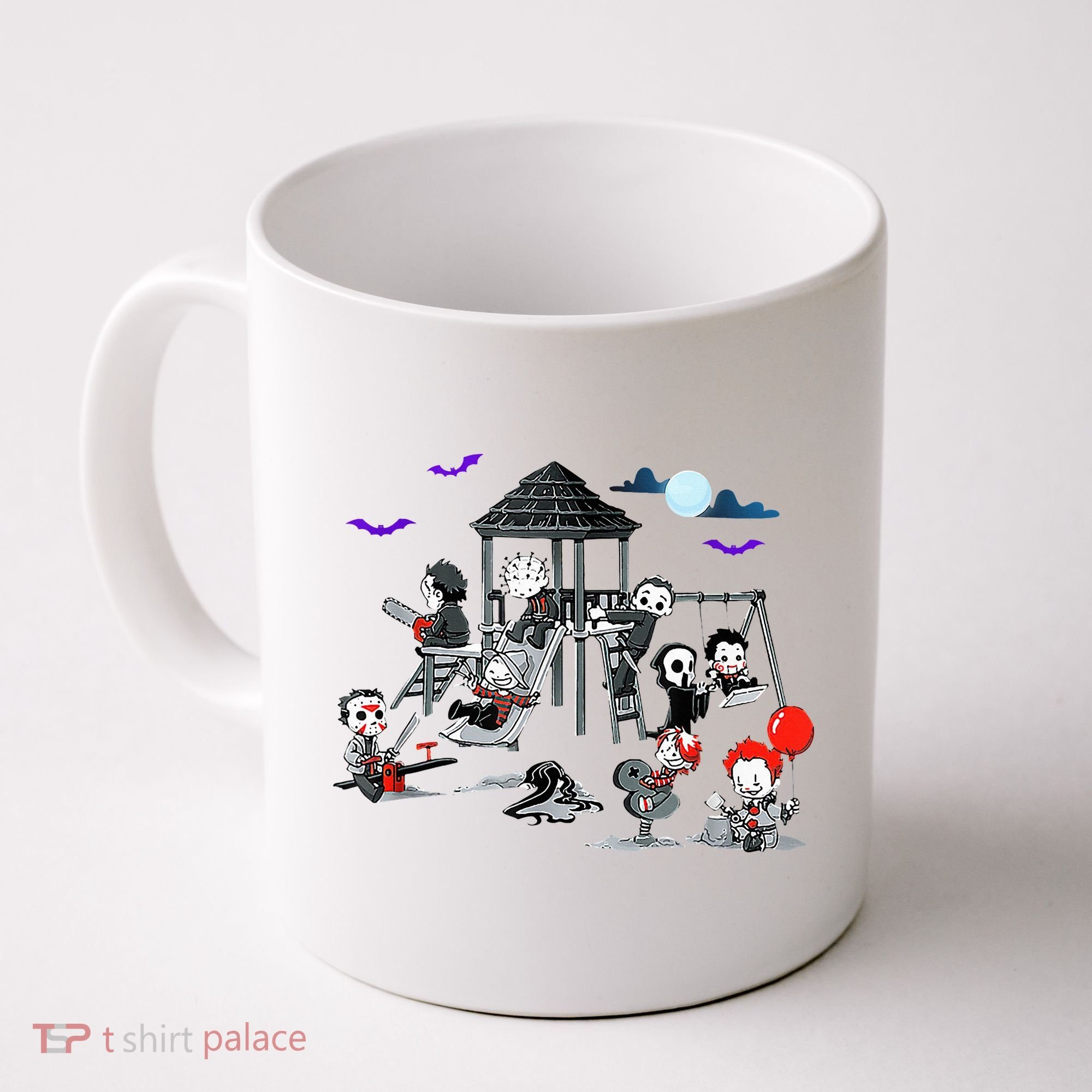 Horror Clubhouse In Park Halloween Coffee Mug