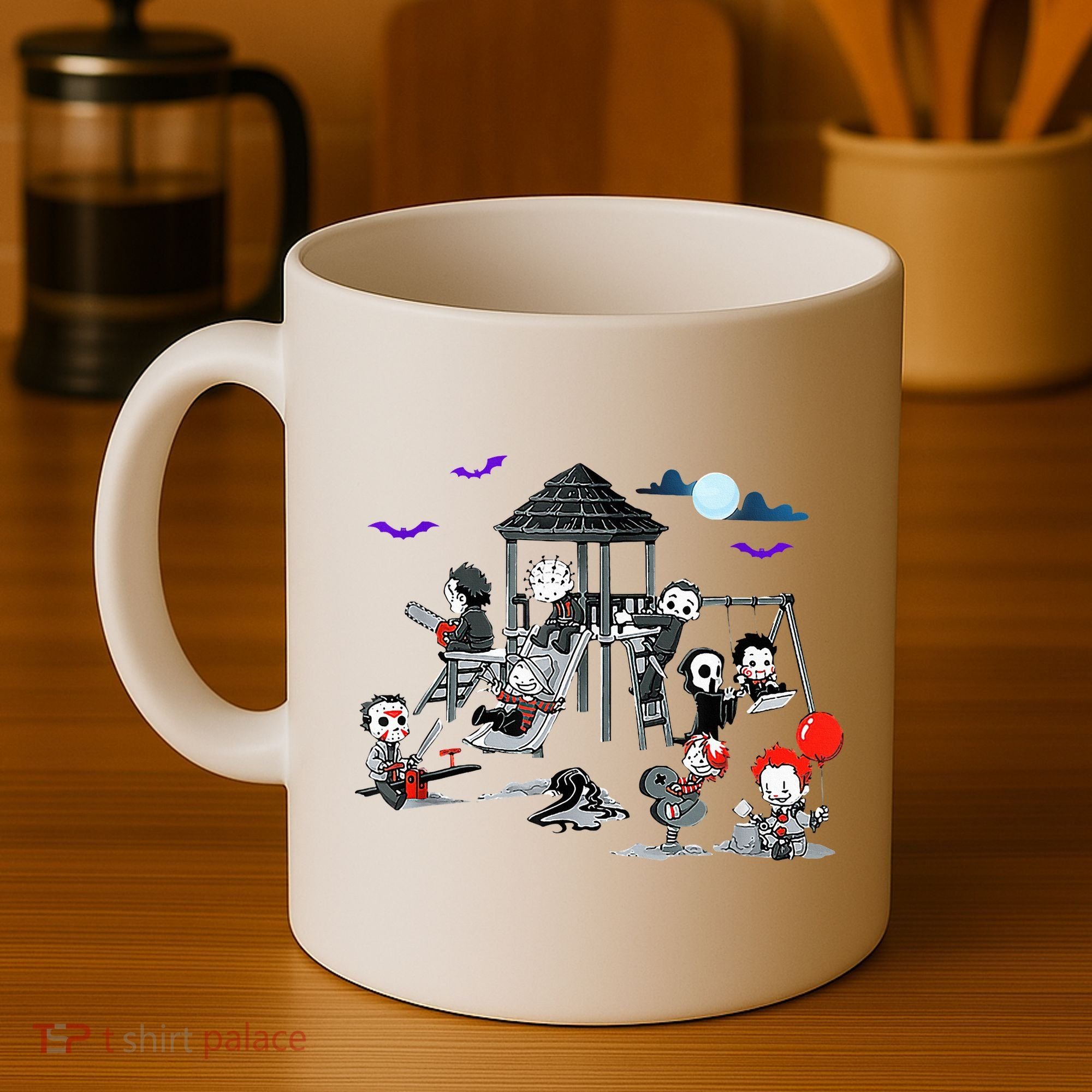 Horror Clubhouse In Park Halloween Coffee Mug