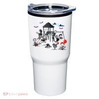 Horror Clubhouse In Park Halloween Tumbler thumb 0