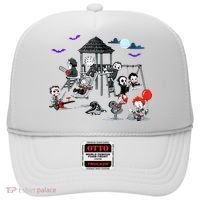 Horror Clubhouse In Park Halloween Hat thumb 0