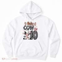 Holy Cow I'm 10 Birthday 10th Cow Farm Animals Bday Hoodie thumb 0
