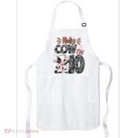 Holy Cow I'm 10 Birthday 10th Cow Farm Animals Bday Apron thumb 0