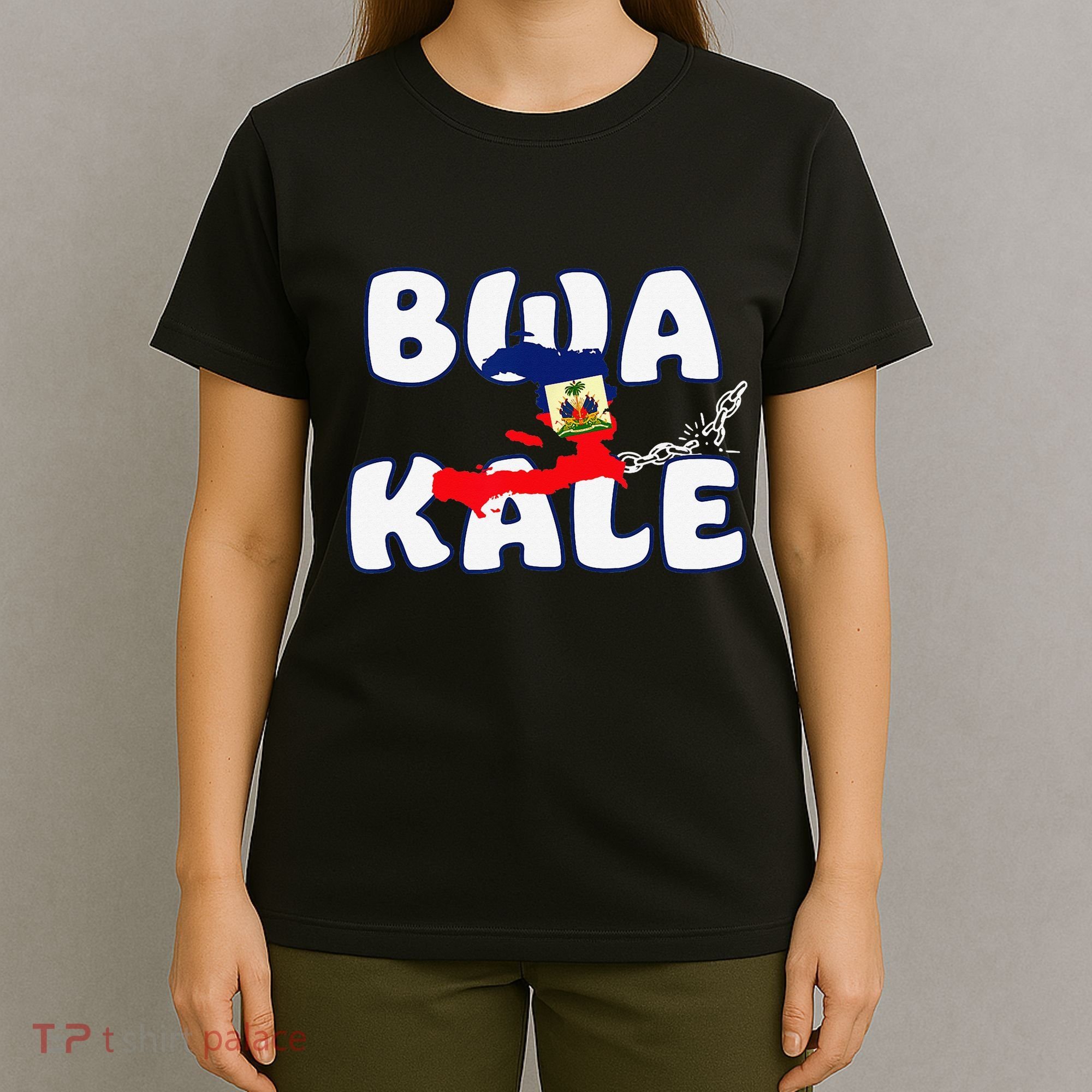 Haitian Creole Independence Patriotic Haiti 1804 Bwa Kale T-Shirt