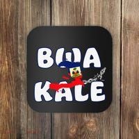 Haitian Creole Independence Patriotic Haiti 1804 Bwa Kale Coaster thumb 0