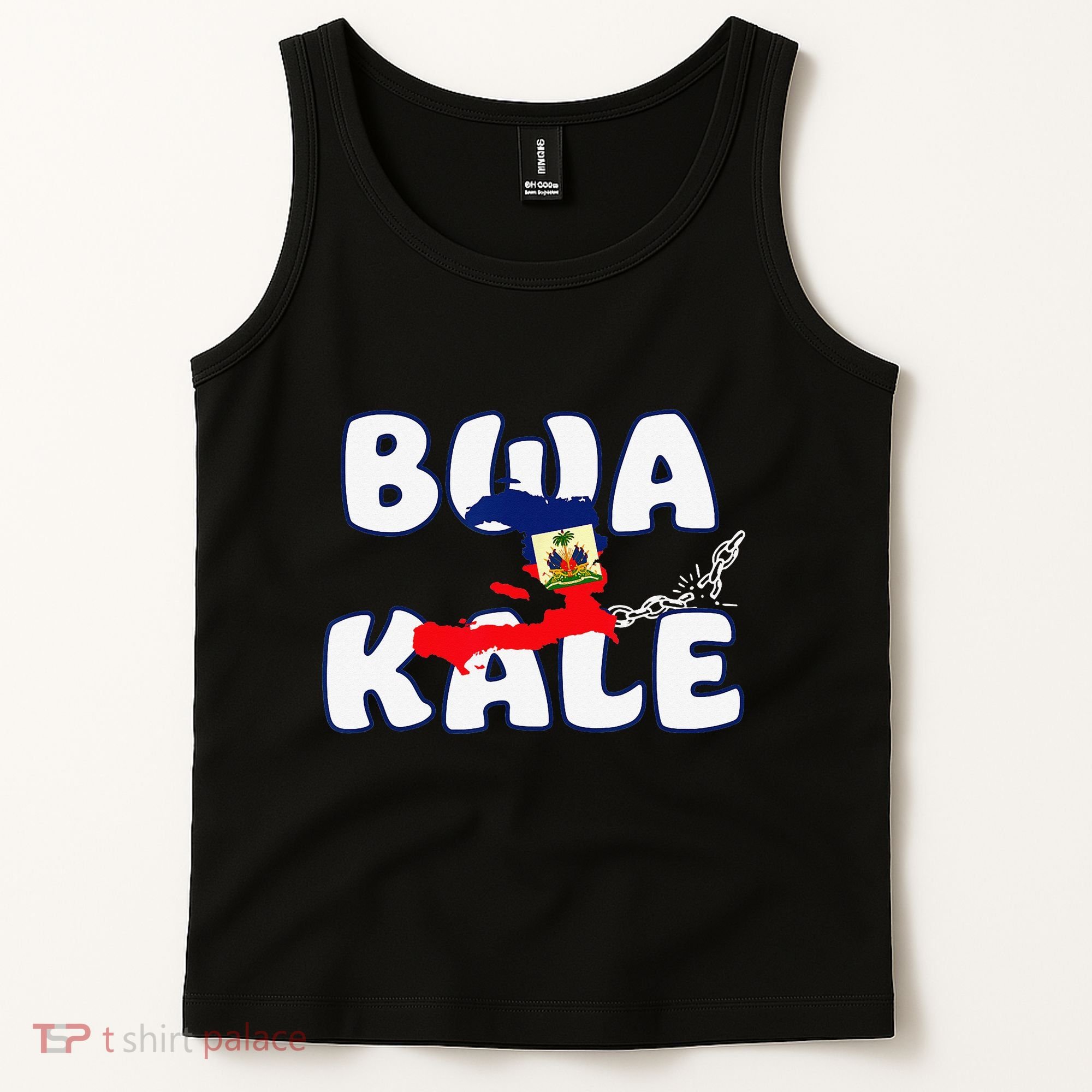 Haitian Creole Independence Patriotic Haiti 1804 Bwa Kale Tank Top