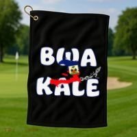 Haitian Creole Independence Patriotic Haiti 1804 Bwa Kale Golf Towel thumb 1