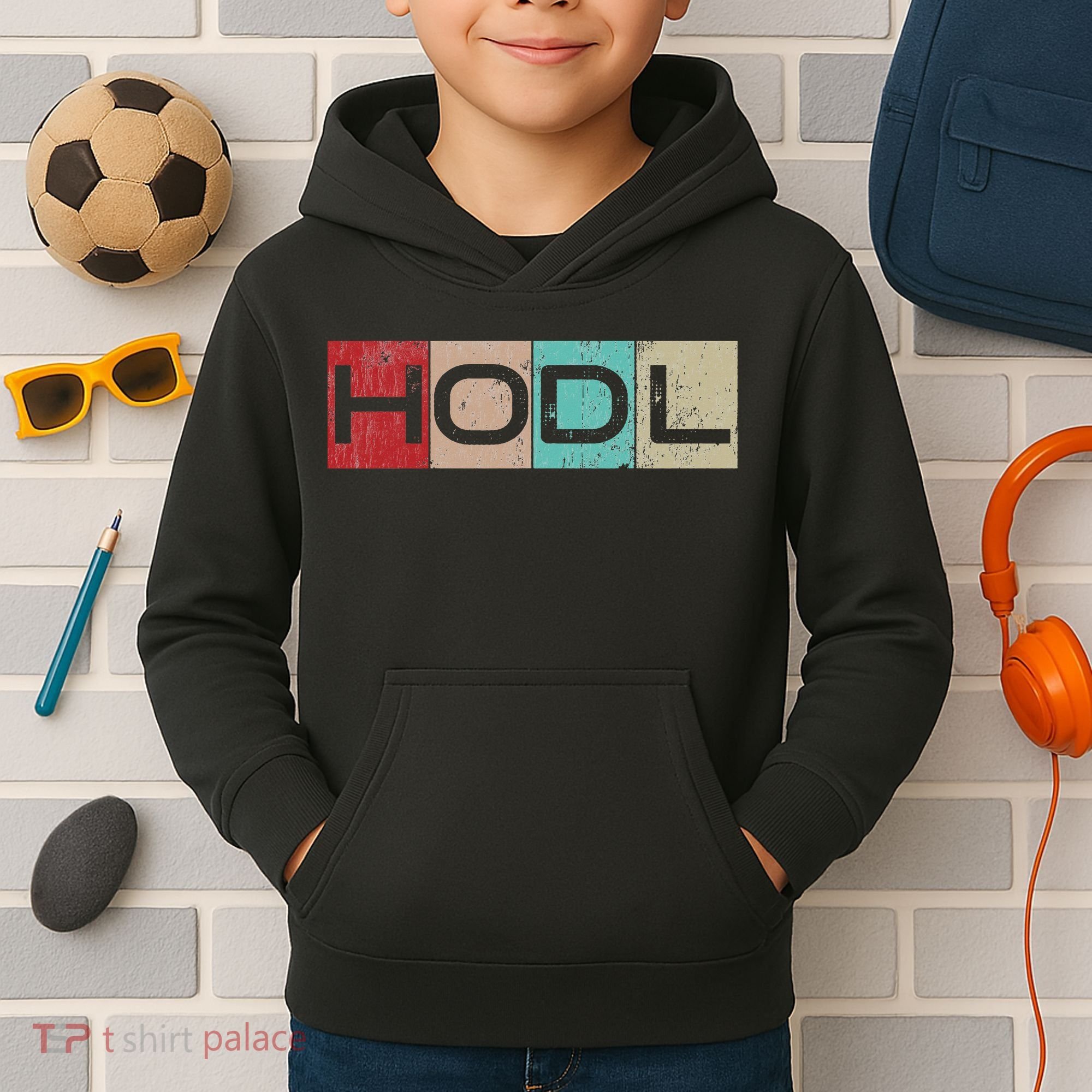 Hodl Crypto Just Hodl It Kids Hoodie