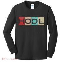Hodl Crypto Just Hodl It Kids Long Sleeve Shirt thumb 0