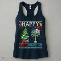Happy Chrismukkah Jewish Christmas Hanukkah Chanukah Women's Tank Top thumb 3