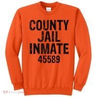 Halloween County Jail Inmate Costume Sweatshirt thumb 0