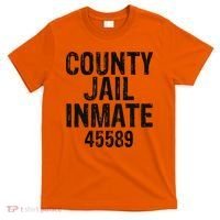 Halloween County Jail Inmate Costume T-Shirt thumb 0