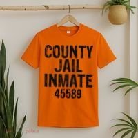 Halloween County Jail Inmate Costume T-Shirt thumb 2