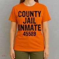 Halloween County Jail Inmate Costume T-Shirt thumb 4