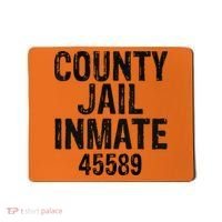 Halloween County Jail Inmate Costume Mousepad thumb 0