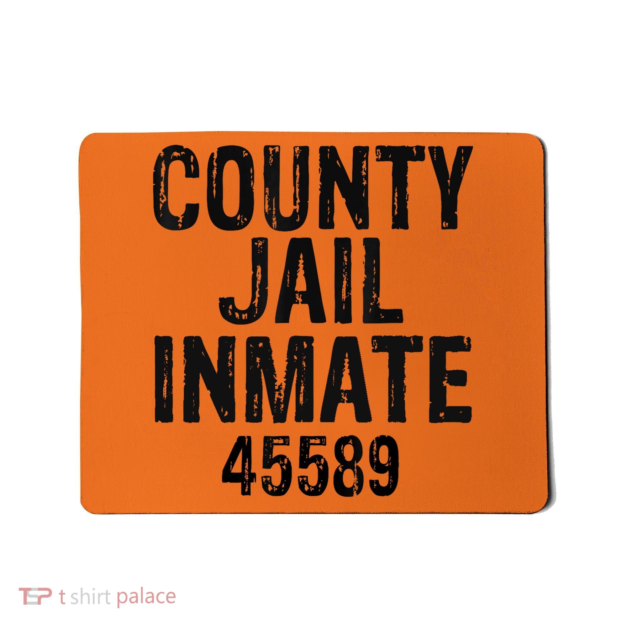 Halloween County Jail Inmate Costume Mousepad