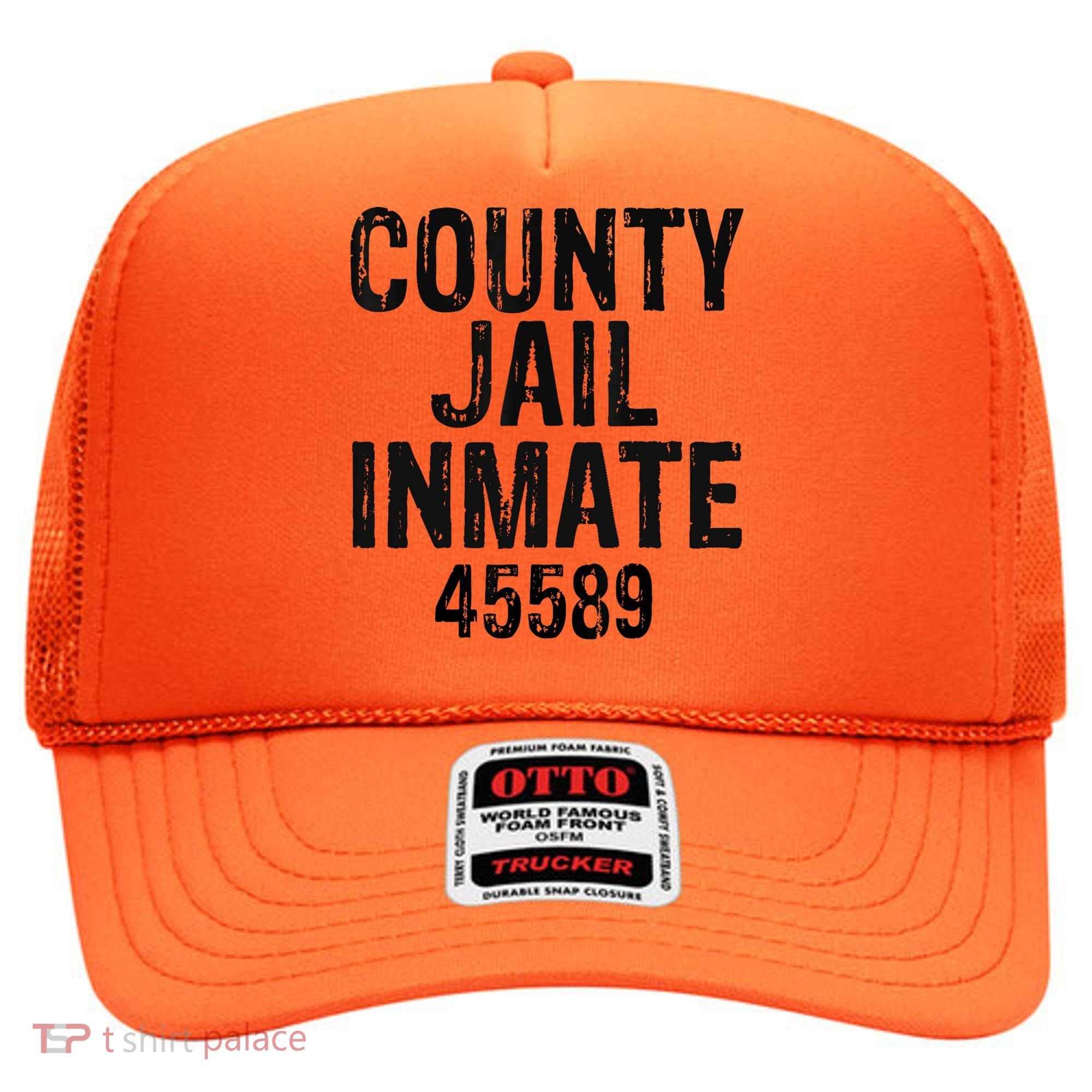 Halloween County Jail Inmate Costume Hat