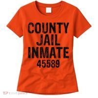 Halloween County Jail Inmate Costume Women's T-Shirt thumb 0