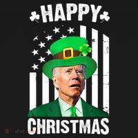 Happy Christmas Joe Biden Funny St Patrick's Day Tote Bag thumb 4