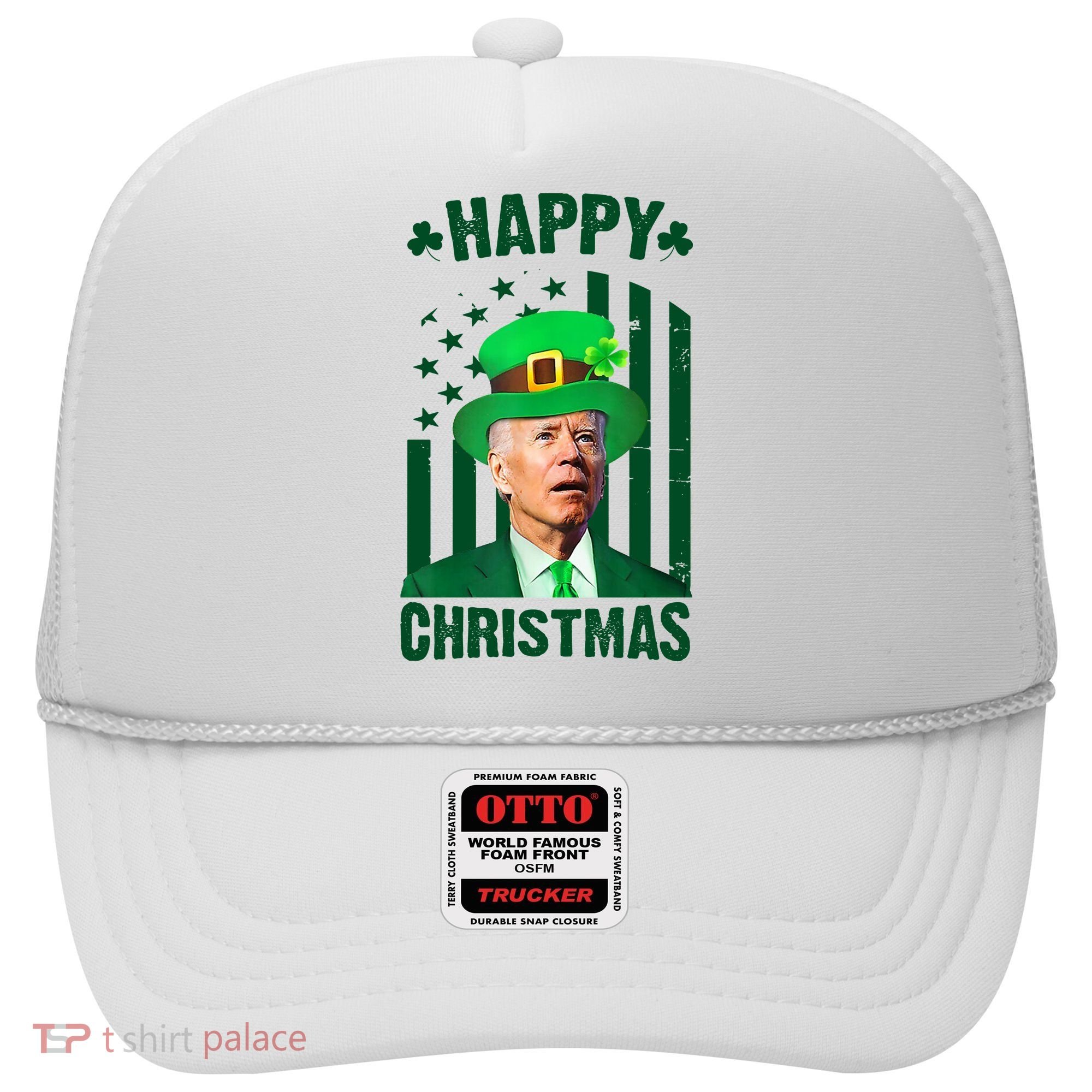 Happy Christmas Joe Biden Funny St Patrick's Day Hat