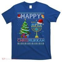 Happy Chrismukkah Jewish Christmas Hanukkah Chanukah T-Shirt thumb 0
