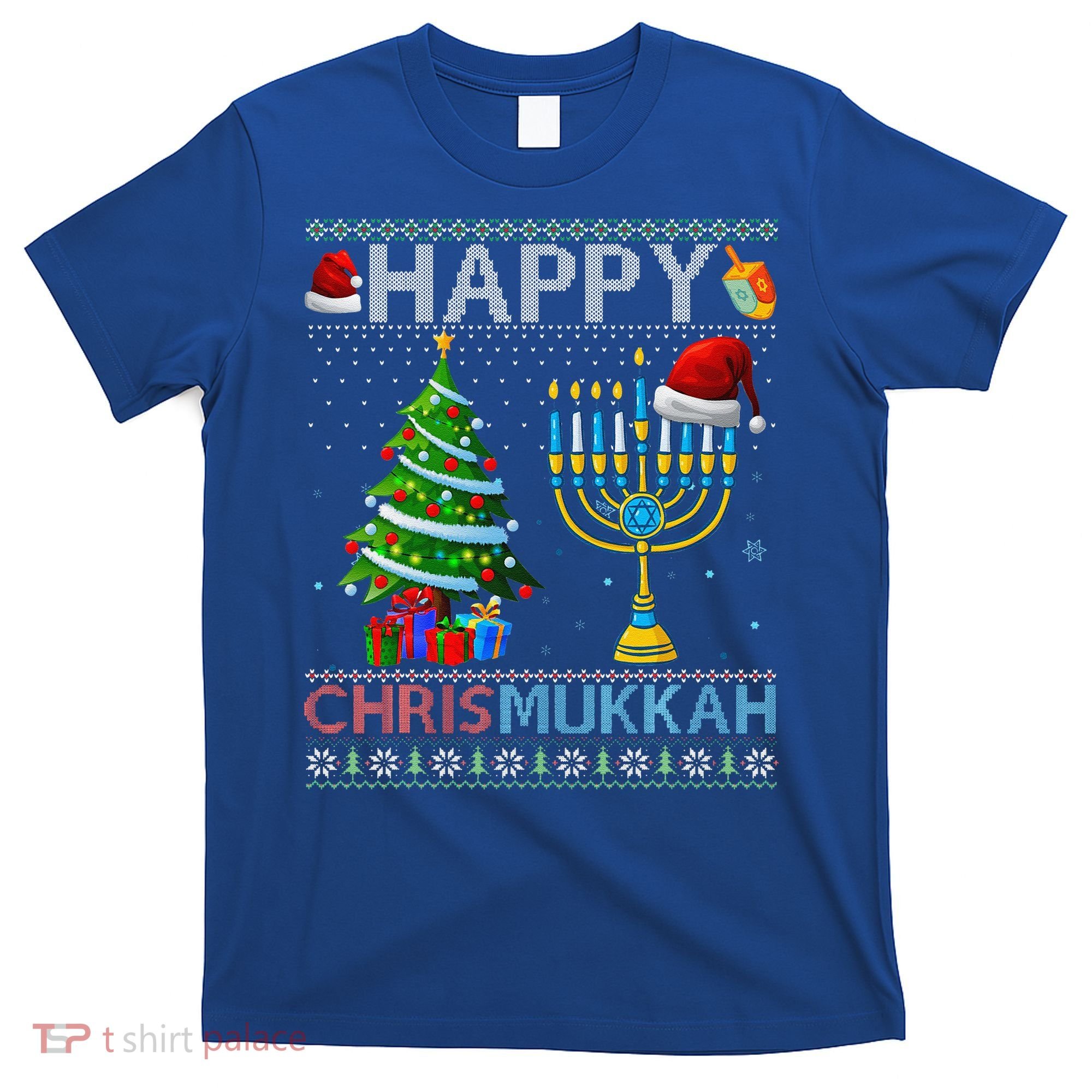 Happy Chrismukkah Jewish Christmas Hanukkah Chanukah T-Shirt