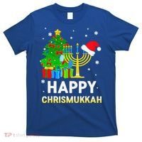 Happy Chrismukkah Jewish Christmas Hanukkah Holiday Chanukah T-Shirt thumb 0