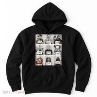 Halloween Creepy Legends Killer Mugshots Horror Fan Hoodie thumb 0