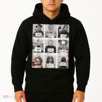 Halloween Creepy Legends Killer Mugshots Horror Fan Hoodie thumb 2