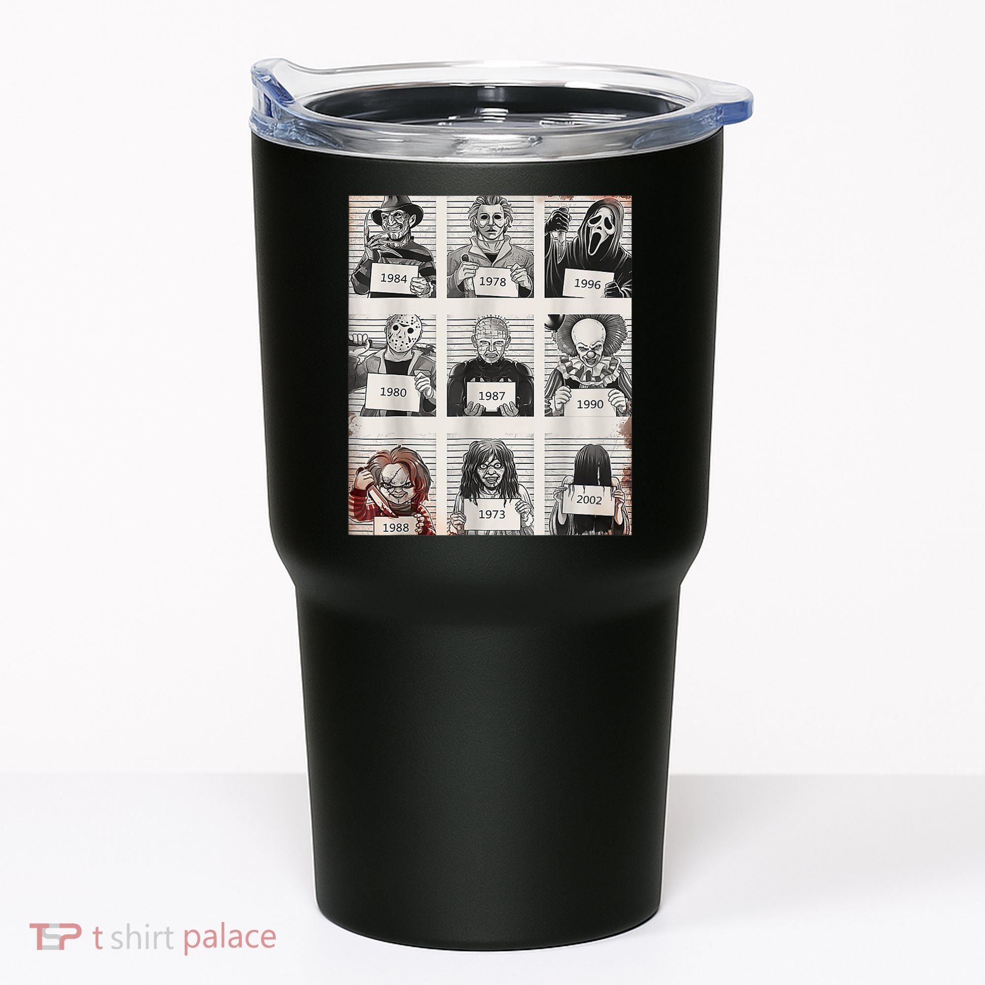 Halloween Creepy Legends Killer Mugshots Horror Fan Tumbler