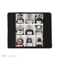 Halloween Creepy Legends Killer Mugshots Horror Fan Mousepad thumb 0