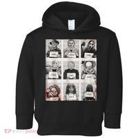 Halloween Creepy Legends Killer Mugshots Horror Fan Toddler Hoodie thumb 0