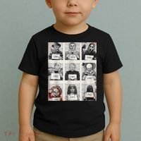 Halloween Creepy Legends Killer Mugshots Horror Fan Toddler T-Shirt thumb 2