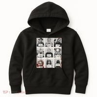 Halloween Creepy Legends Killer Mugshots Horror Fan Kids Hoodie thumb 0
