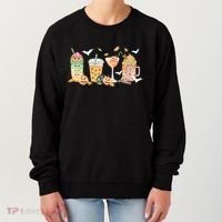 Halloween Coffee Latte Lover Women's Sweatshirt thumb 0