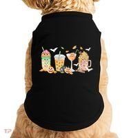 Halloween Coffee Latte Lover Doggie Tank thumb 0