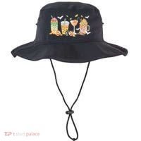 Halloween Coffee Latte Lover Bucket Hat thumb 0