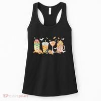 Halloween Coffee Latte Lover Women's Tank Top thumb 0