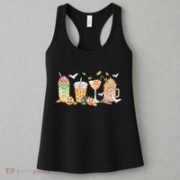 Halloween Coffee Latte Lover Women's Tank Top thumb 3