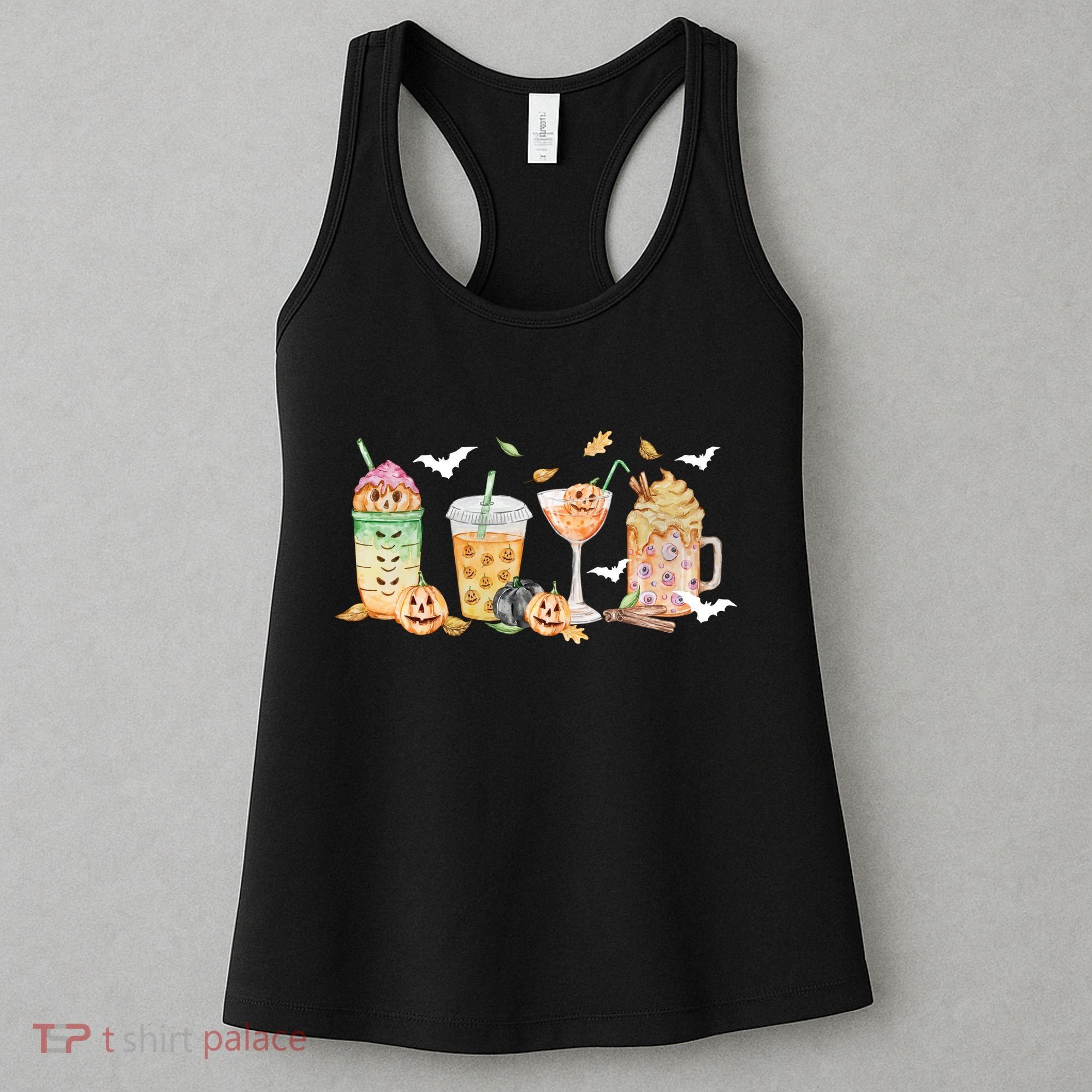 Halloween Coffee Latte Lover Women's Tank Top