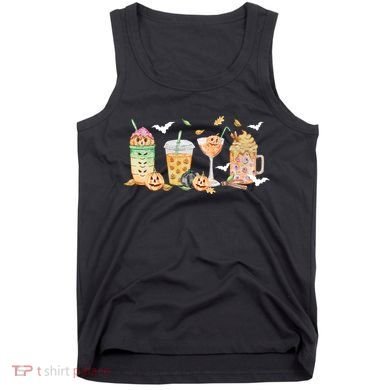 Halloween Coffee Latte Lover Tank Top