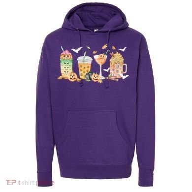 Halloween Coffee Latte Lover Hoodie