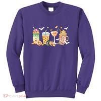 Halloween Coffee Latte Lover Sweatshirt thumb 0