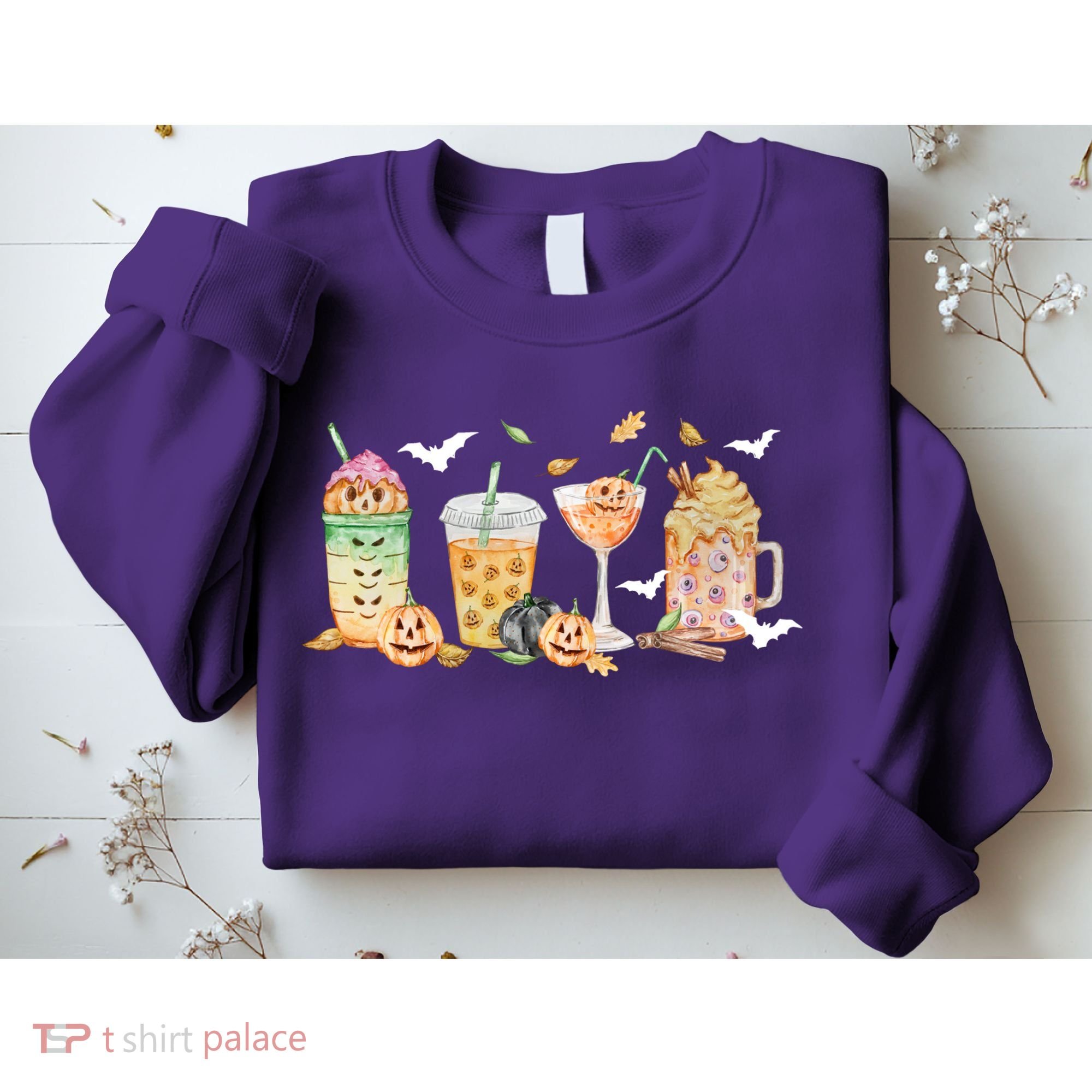 Halloween Coffee Latte Lover Sweatshirt